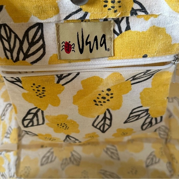VERA NEUMANN CANVAS YELLOW FLOWER TOTE - Picture 9 of 14